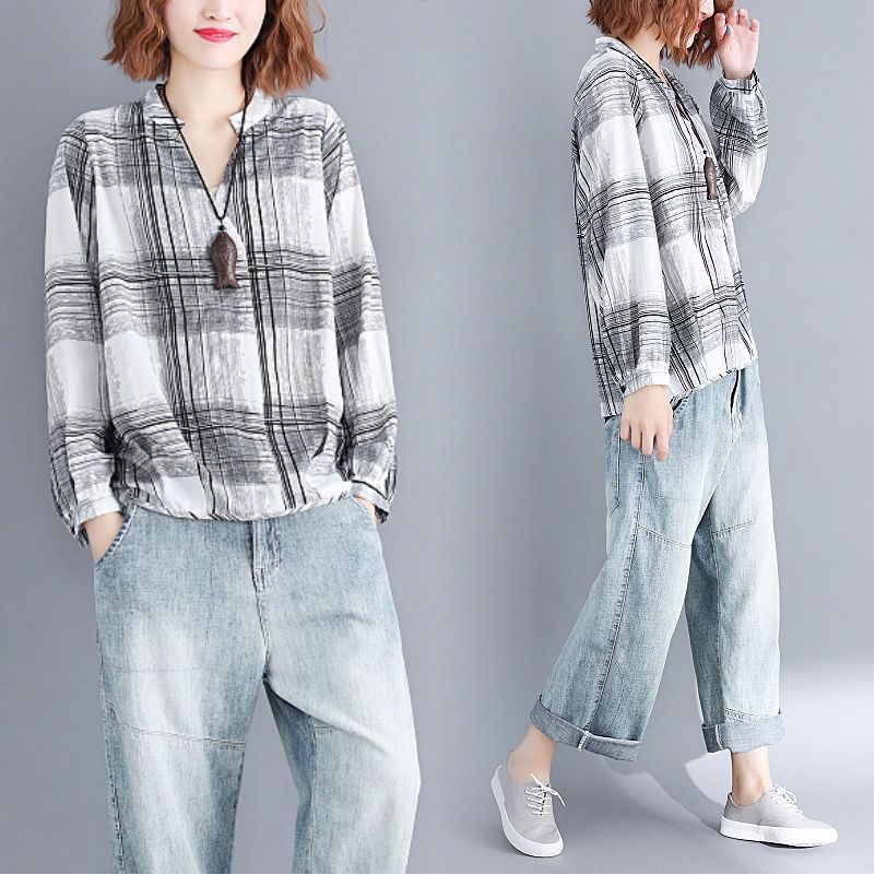 入秋了早晚凉，建议多穿棉麻装，好穿又不贵，超没嫩