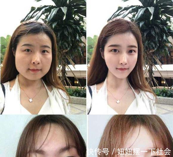 漂亮的女生发自拍, 不P图会是什么样