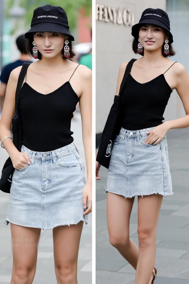 颜值美女身材苗条婀娜，一双细长腿有一米一长，太有视觉美感了！