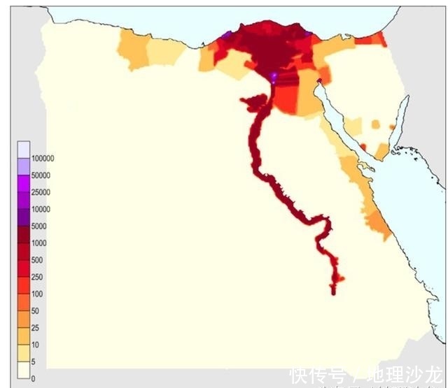 埃及9000多万人口主要分布在哪里?