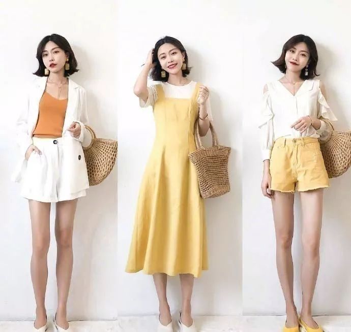 夏季最简单容易搭配的45套穿搭，直接照着穿!