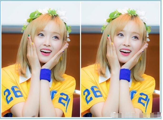 本以为金发的“吴宣仪”够美了，看了黑发的她瞬间被惊艳到了!