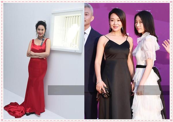 朱茵是47岁，闫妮也是47岁，二人同穿吊带裙，差距竟如此之大
