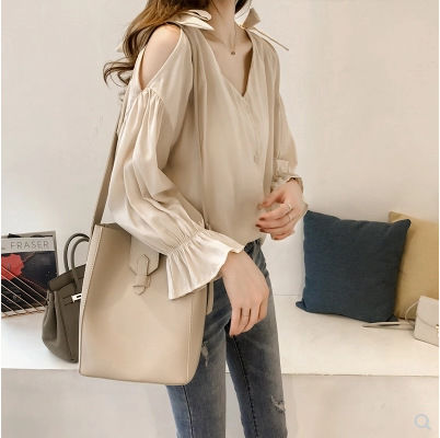 金秋老婆穿这样一件宽松文艺棉麻衫洋气显瘦，比真丝裙好看多了