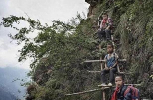 四川大凉山的悬崖村,获得了6亿资助,却只修了一条铁梯子?