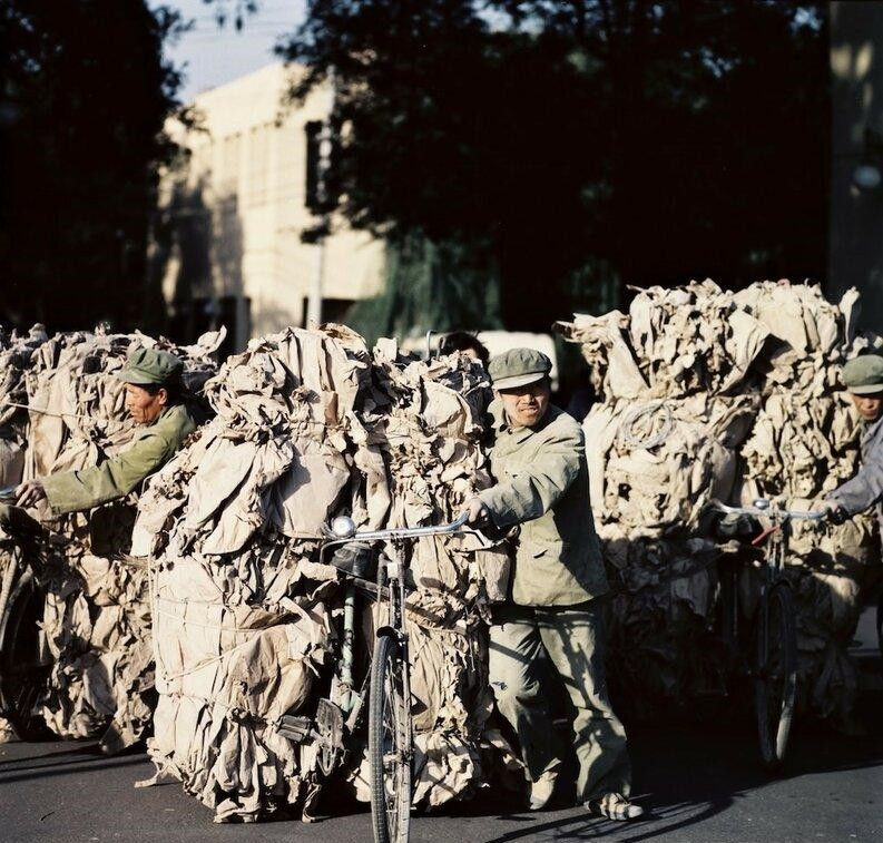 1987年德国摄影师拍摄的中国老照片，风景清俗秀丽，人们勤劳朴实