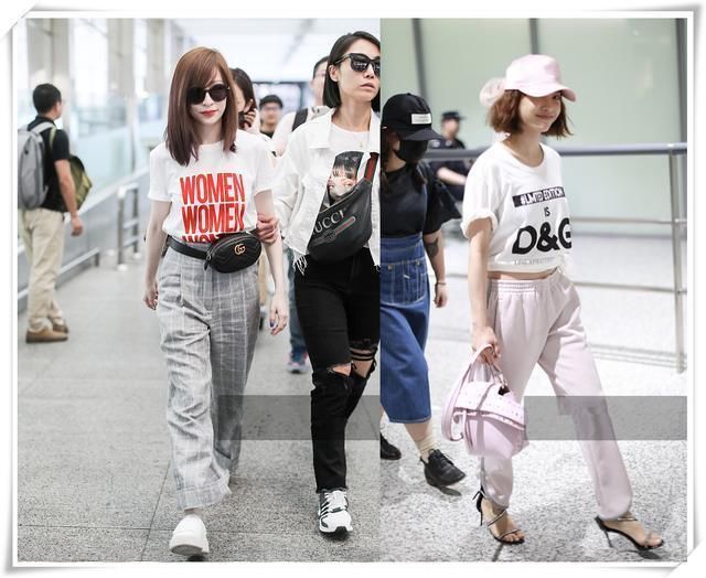 王心凌明明比蔡依林还高2cm，可同穿阔腿裤，却是超模和嫩模差距