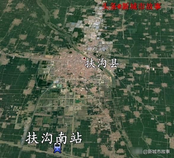  #沿线#郑阜高铁沿线城市带卫星图