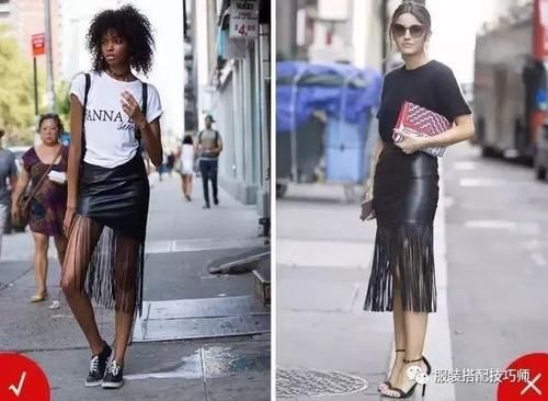 微胖女孩搭配秘籍，T恤+裙子让你美出新高度！