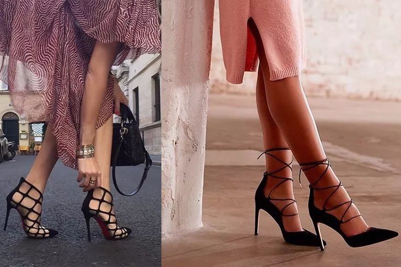 倪妮穿热巴同款绑带鞋，腿却输了?3条穿鞋准则，让你显高显瘦腿长