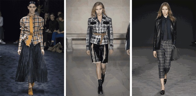 经典回归,秦岚马思纯把格纹穿得很高级