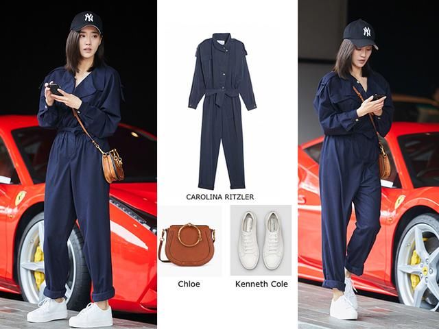 “秋雅”王智大热天还穿风衣凹造型，满分气质真的刚生完孩子吗