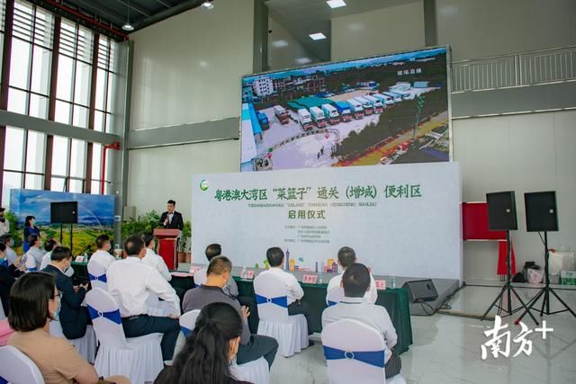  #菜篮子#“一站式”服务！粤港澳大湾区“菜篮子”通关（增城）便利区启用