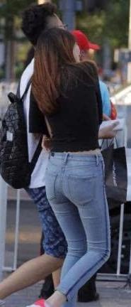 潮流百搭的牛仔裤，小姐姐穿再合适不过了！