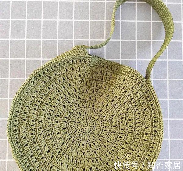  「图解」钩针编织大圆包，好用又能装，DIY手工编织附图解教程