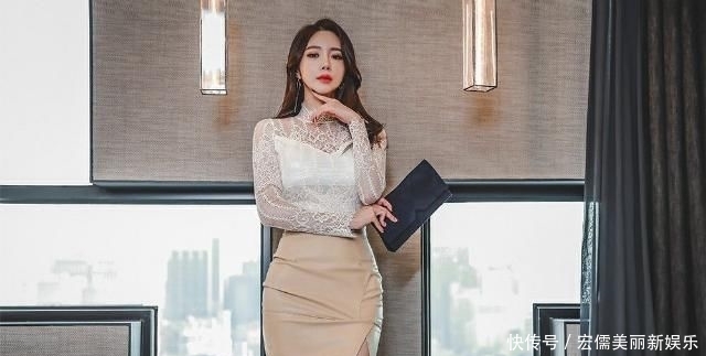  『蕾丝』权星-雪纺蕾纱优雅纯美拼搭衣裙鉴赏