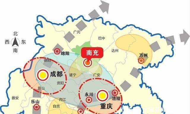  【不修】为何成都天府新区不修在城北发达的成德绵经济圈, 而修