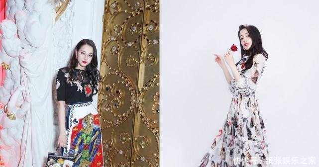 迪丽热巴这身材绝了! 碎花裙穿出风情万种, 连杨幂都要甘拜下风了