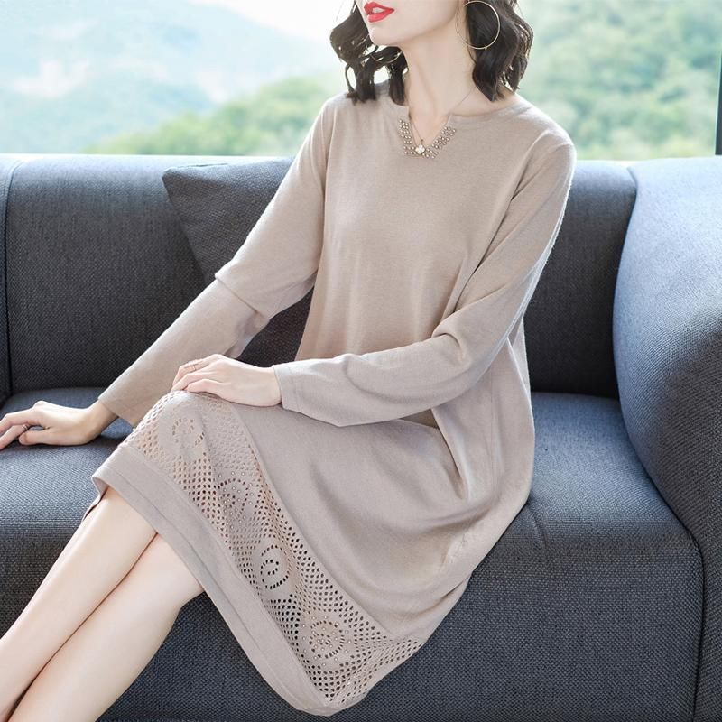 9月出炉了一波中高档秋裙，洋气又大方，建议四五十岁女人常穿