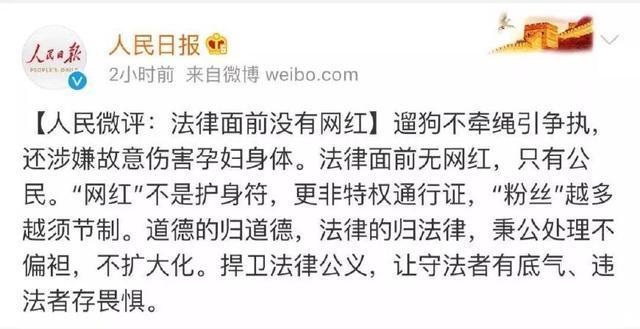 从网红走到全网黑，你需要遛狗不栓绳，殴打孕妇，诅咒母子