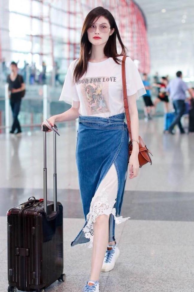 何穗把148元的某宝同款穿出14800元的大牌范, 网友: 不愧是超模!