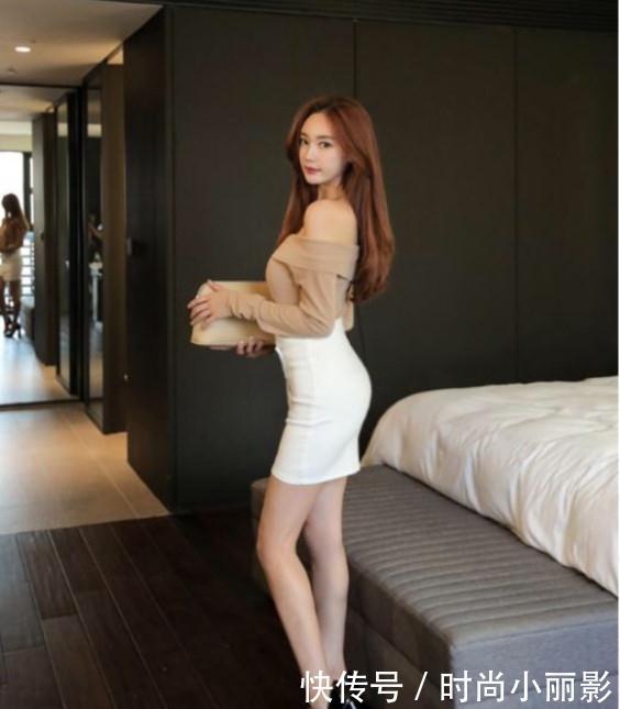 白色包臀短裙成了夏日修身材神器，你确定不试一试！