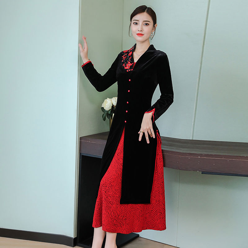 终于等到你，高贵优雅的中国风旗袍装，比出水芙蓉还美
