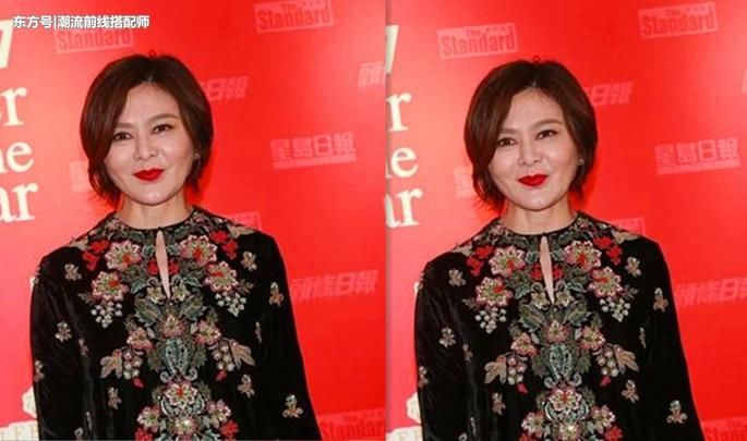 当58岁关之琳和64岁赵雅芝同穿印花裙，终于明白保养的重要性