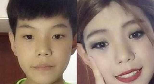 你一定没见过00后小学生化妆，你还在素颜吗?逆!天!了!