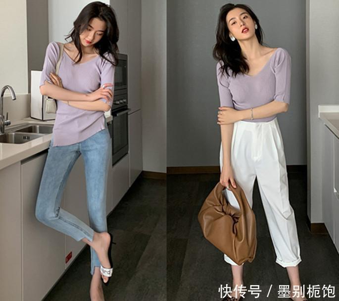 简简单单|做回简简单单的自己!夏日简约穿搭示范,休闲,随性,太漂亮啦!