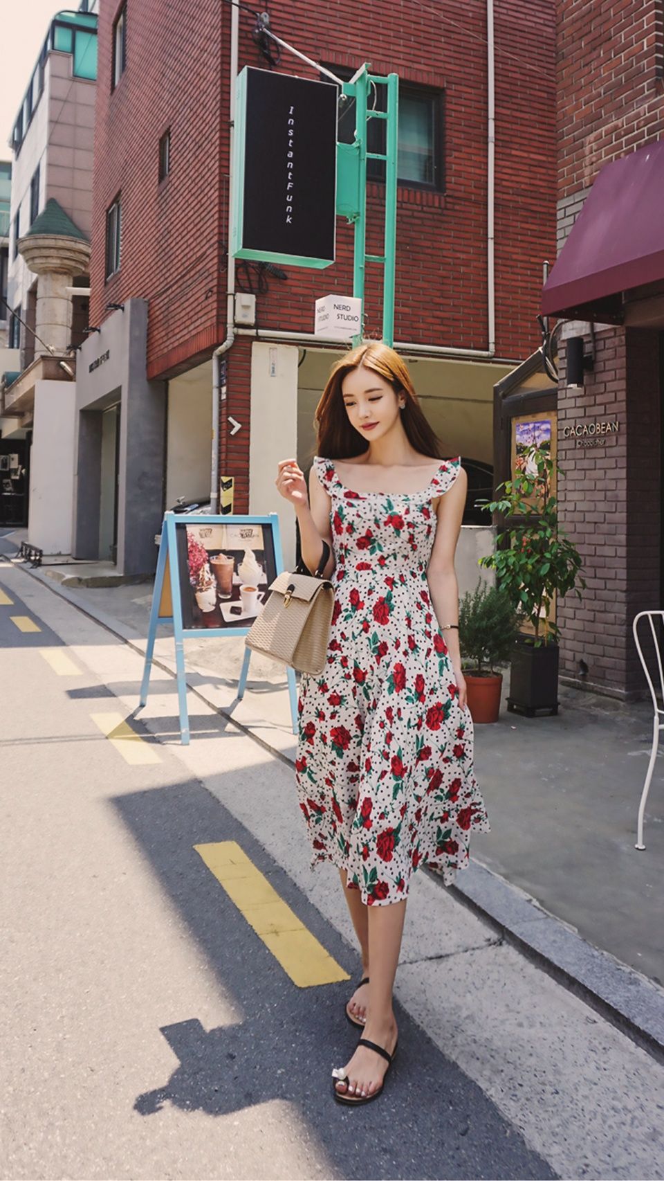 女神孙允珠，街拍大片，高雅时尚