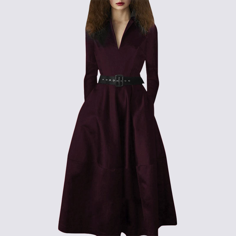 竟想不到!这款大牌“欧货裙”太洋气了!60后女人穿，高贵嫩美