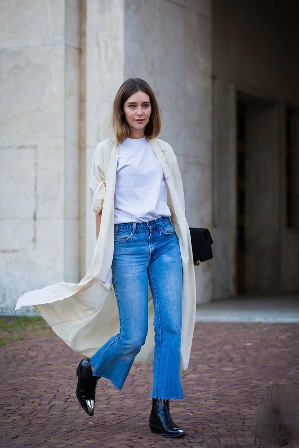 早秋不愁没裤穿 看杨幂袁珊珊刘诗诗金小妹的牛仔裤N种搭配