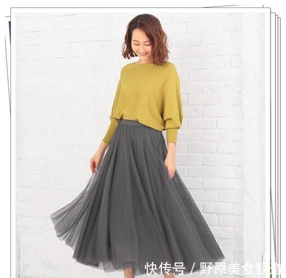  #明媚#黄色单品正在流行！15种黄色针织衫日系造型，明媚的春天气息