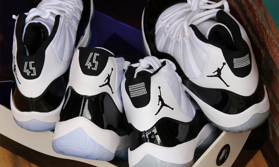 2011 vs 2018，Air Jordan XI “Concord” 细节对比一览