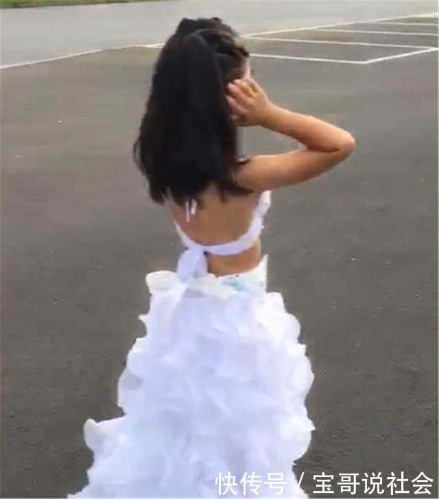 新娘请6岁小女孩当伴娘, 可女孩化妆后太漂亮, 抢了新娘的风头