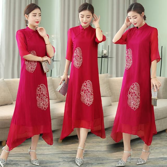 没有好的身材,过过眼也好,瞧这身旗袍打扮,让你感受另一种美