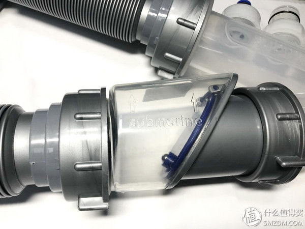 最终还是没逃脱换换换:Submarine 潜水艇 CSQ-2B 双槽垃圾处理器下水管