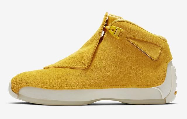 亮色三连发!Air Jordan 18 麂皮三色下周发售