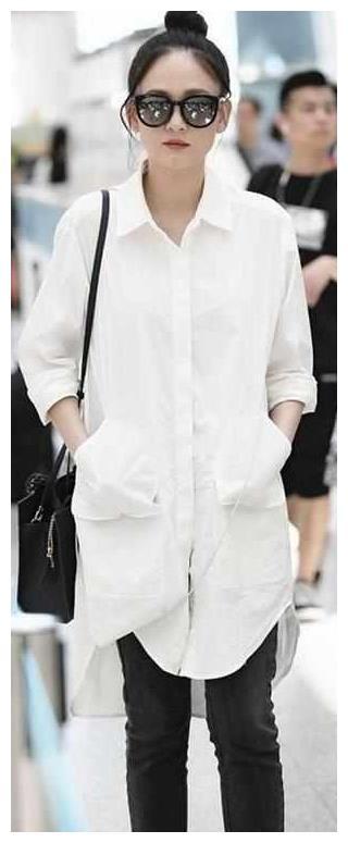 陈乔恩在裙子里穿裤子，张钧甯也这么穿！网友：差别怎么那么大呢