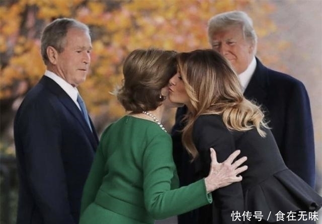 夫人■两位美国第一夫人同框！梅拉尼娅连换两套衣服仍不敌72岁布什夫人