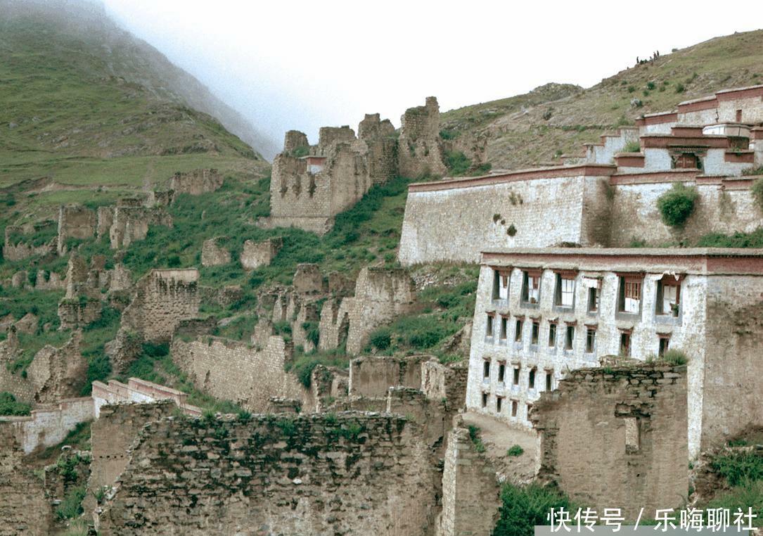 老照片： 西藏1993年, 风格古朴粗犷的传统民居