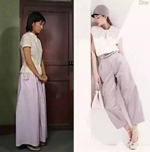 琼瑶女主穿搭放几十年后,居然还很时髦!陆依萍当时就穿迪奥了!