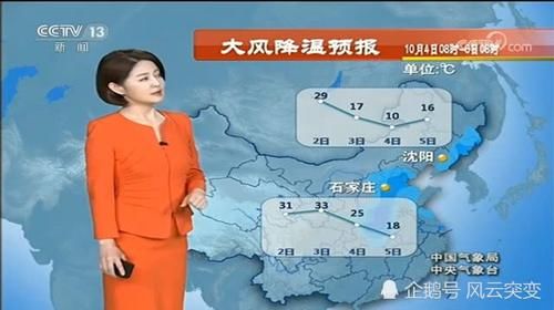  冷空气：中央气象台：最新天气预报，冷空气南下，降雨又降温