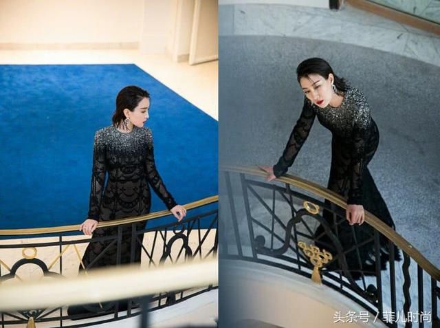 马苏太拼了！这么窄的紧身渔网裙也要硬穿进去，网友：可惜没有腰