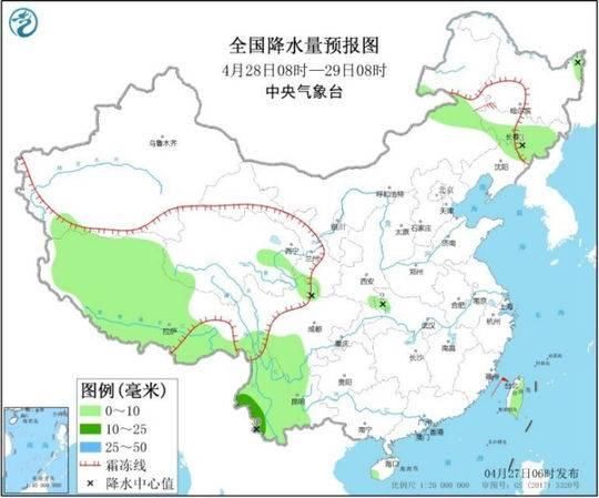  日前：云南阴雨天气已持续一周，到4月29日前，还有小到中雨