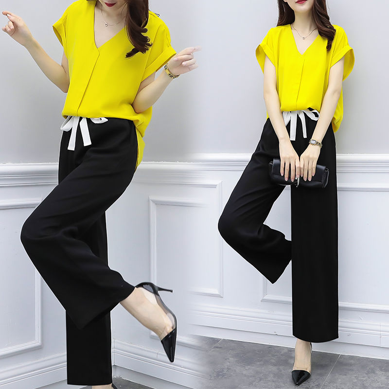 70后别老穿裙子，太土!试试这种阔腿裤套装，时髦洋气美到飞