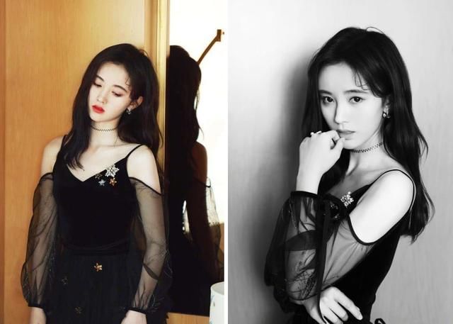 鞠婧祎来了，穿吊带上衣，也就她这么瘦的人穿出来好看！