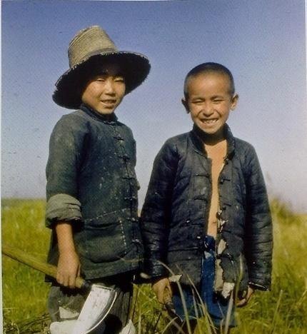  镜头|美国飞虎队镜头下1945年的中国农村