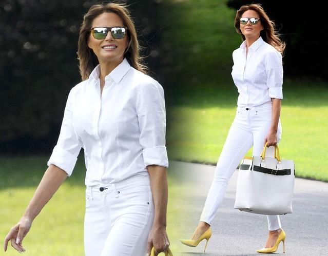 各国第一夫人戴墨镜:阿根廷夫人时尚，图四梅拉尼娅看上去挺美!